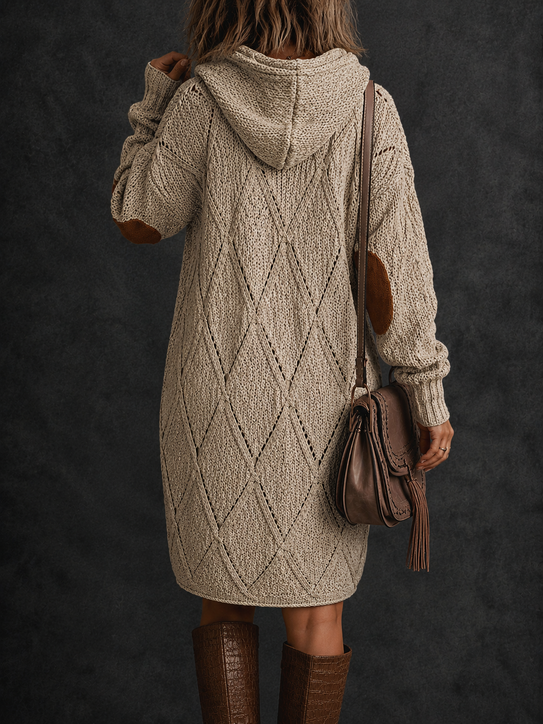 Sapphira | Long Hooded Autumn Dress