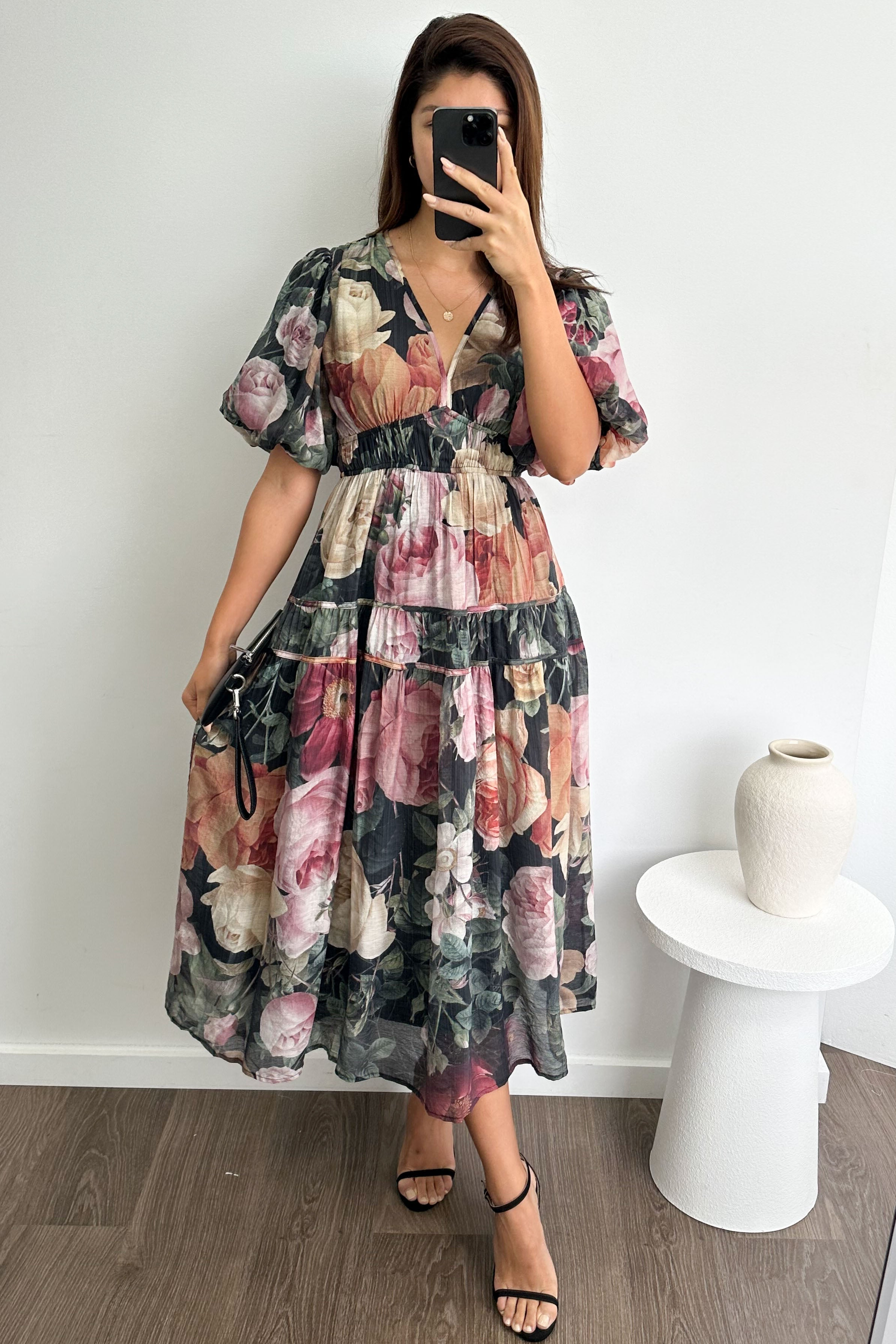 Violet | Vintage Floral Dress