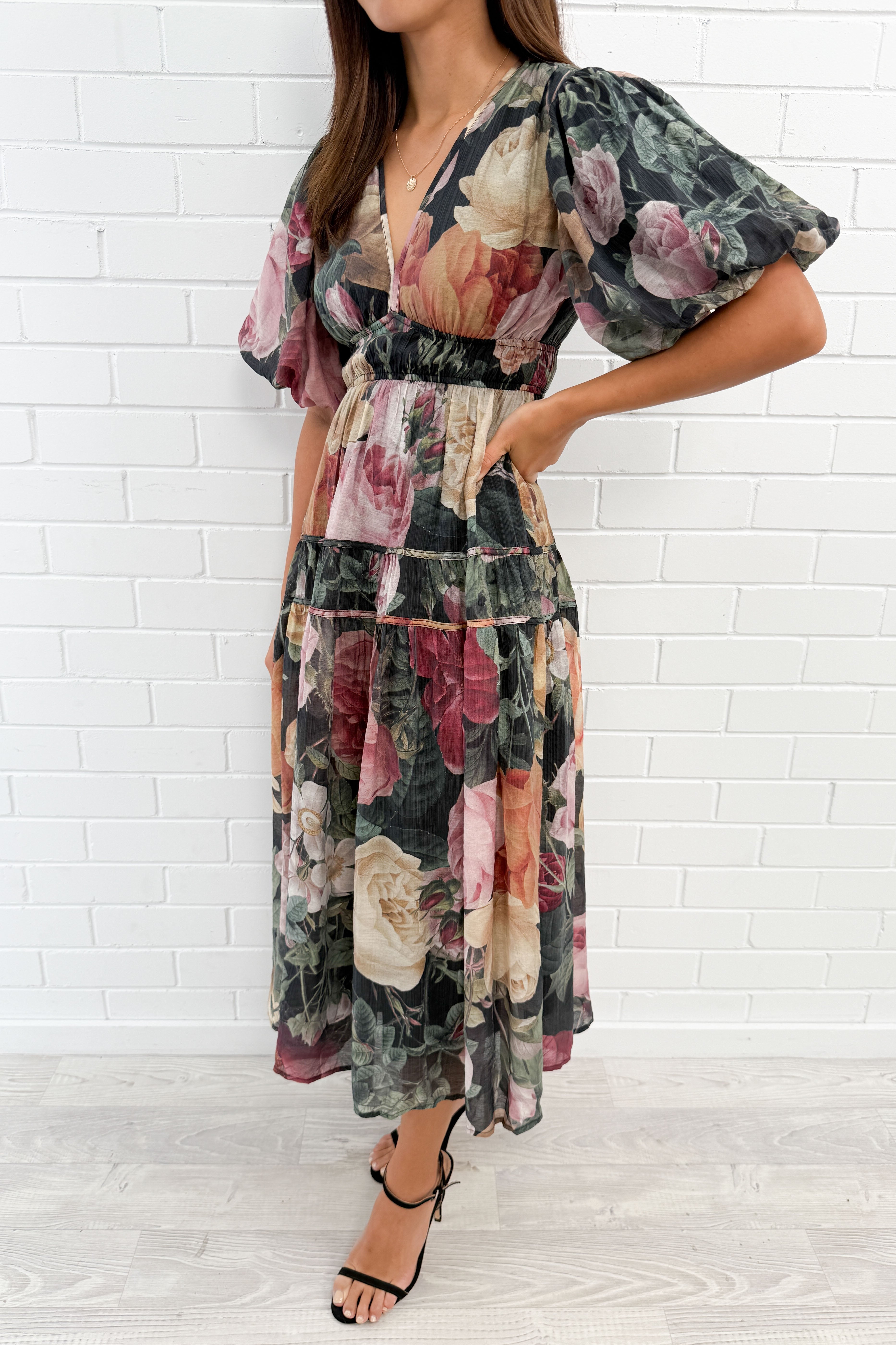 Violet | Vintage Floral Dress