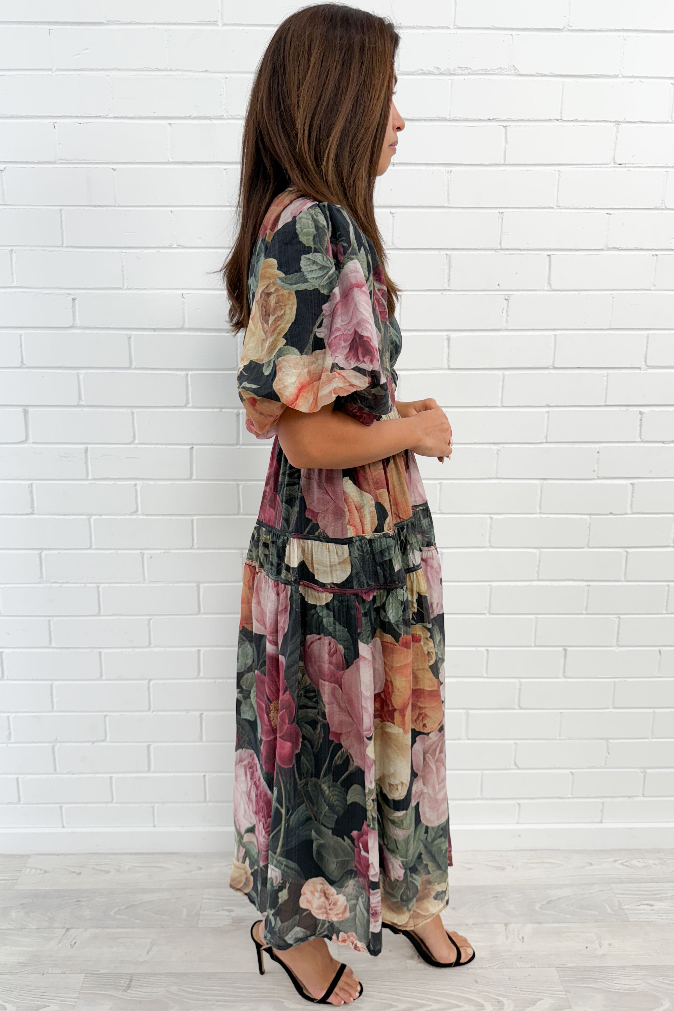 Violet | Vintage Floral Dress
