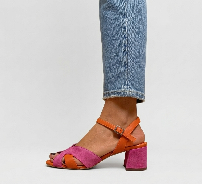 Leni | Feminine Cross-Strap Sandals