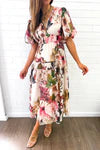 Violet | Vintage Floral Dress