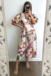 Violet | Vintage Floral Dress