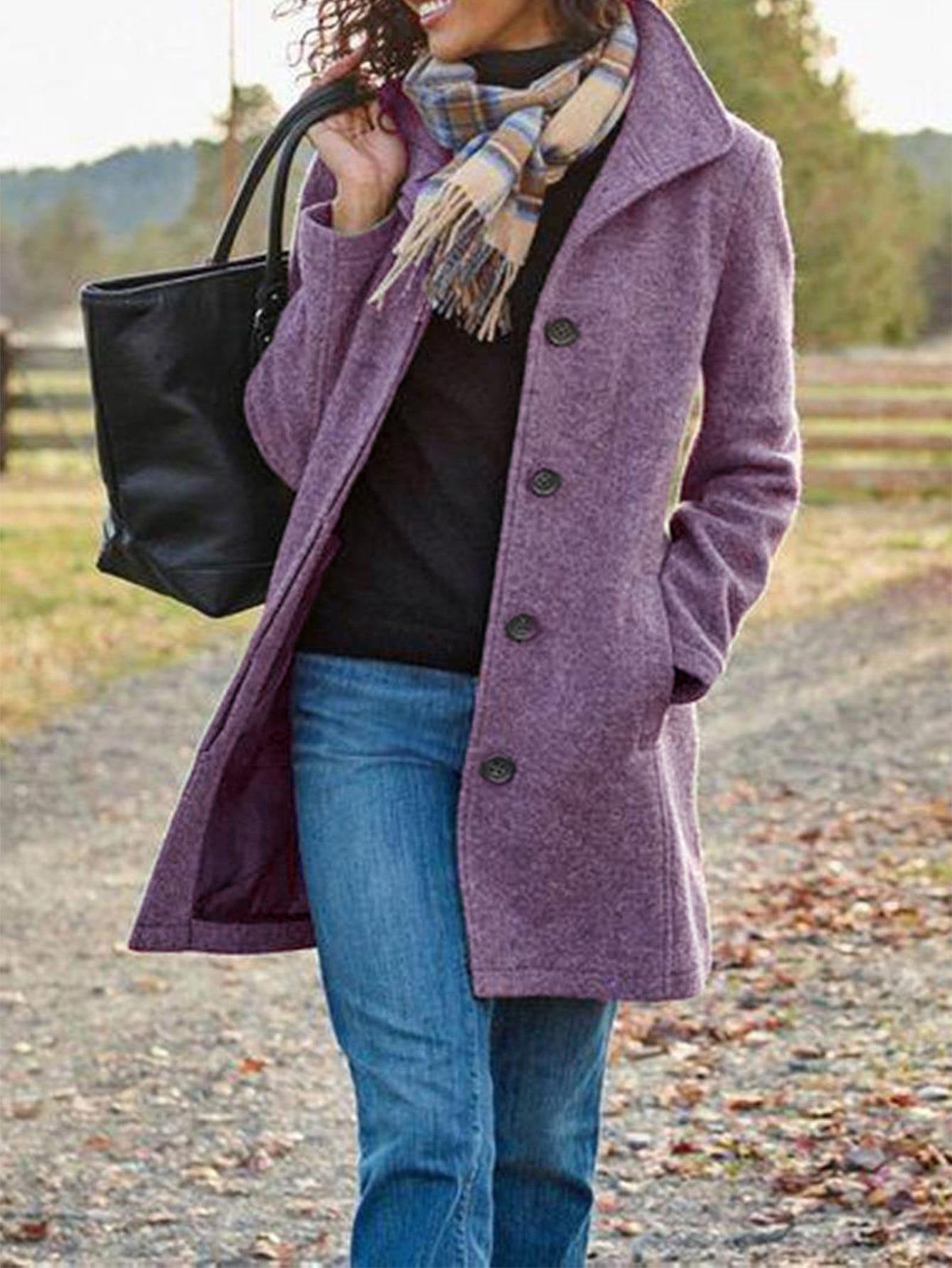 Clarisse | Retro Long Woolen Coat