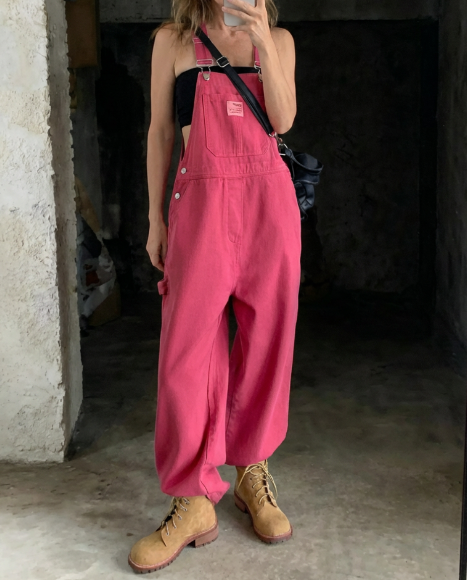 Chloe™ | Wide Leg Bib Overalls