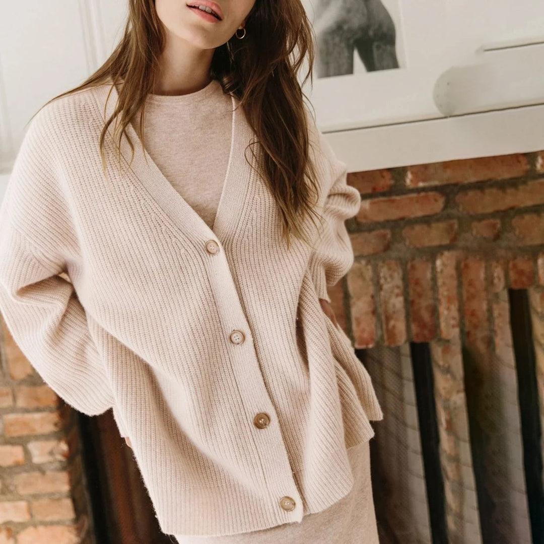 Cecile | Oversized Cashmere Cardigan