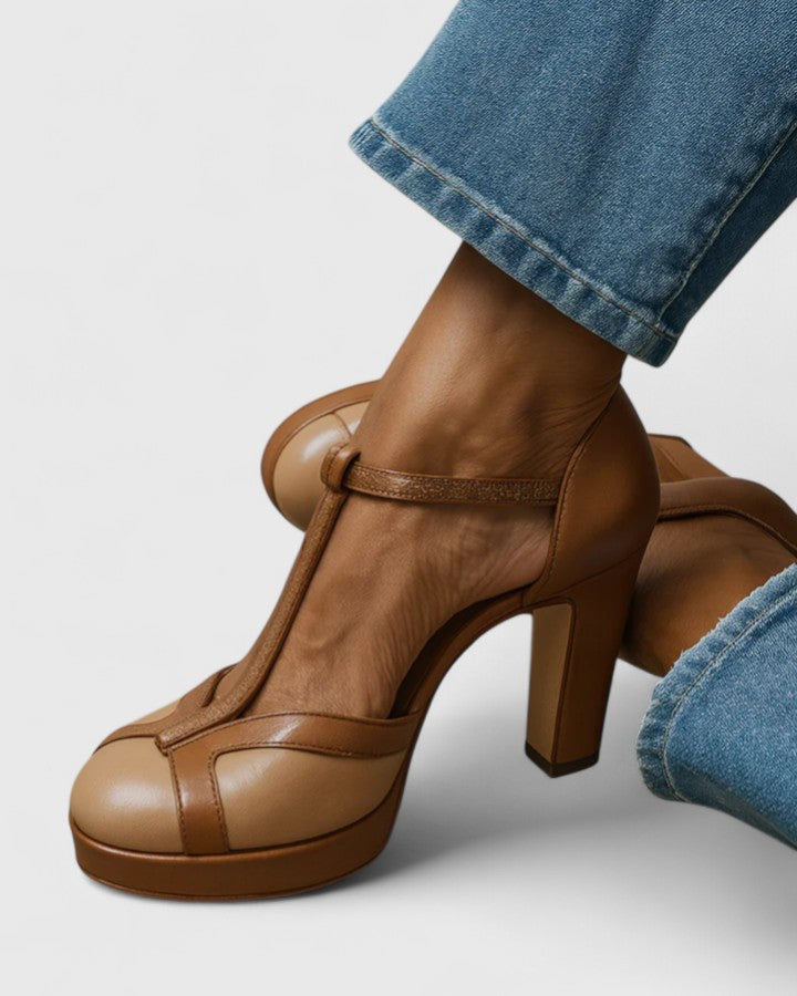 Maddison | Elegant T-Bar Pumps