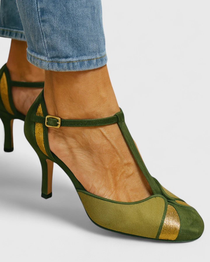 Remi | Vintage T-Strap Heels
