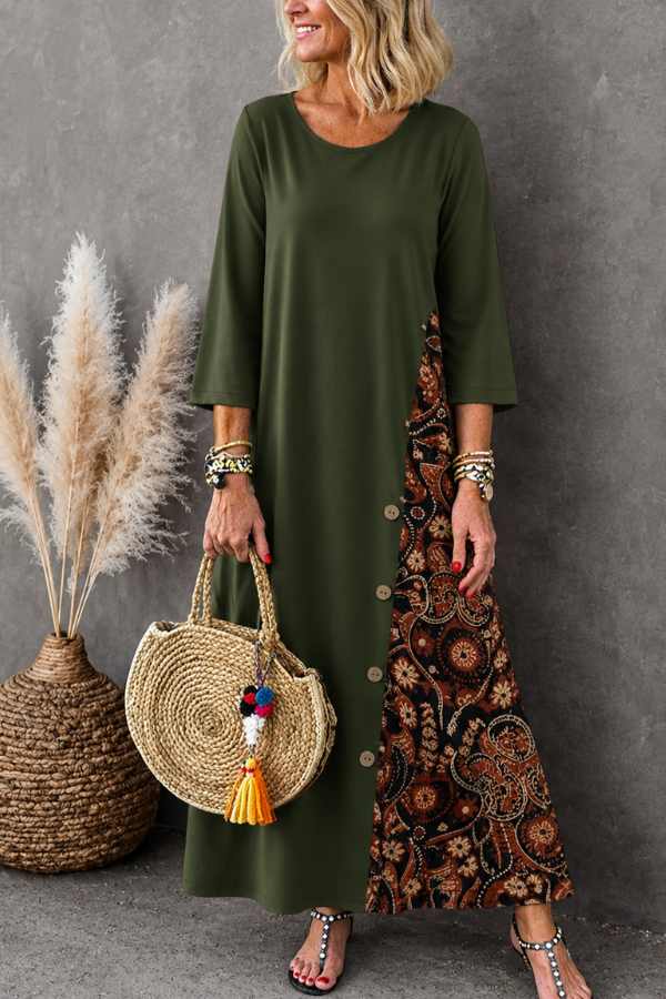 Flossie | Bohemian Maxi Dress for Autumn