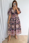 Violet | Vintage Floral Dress