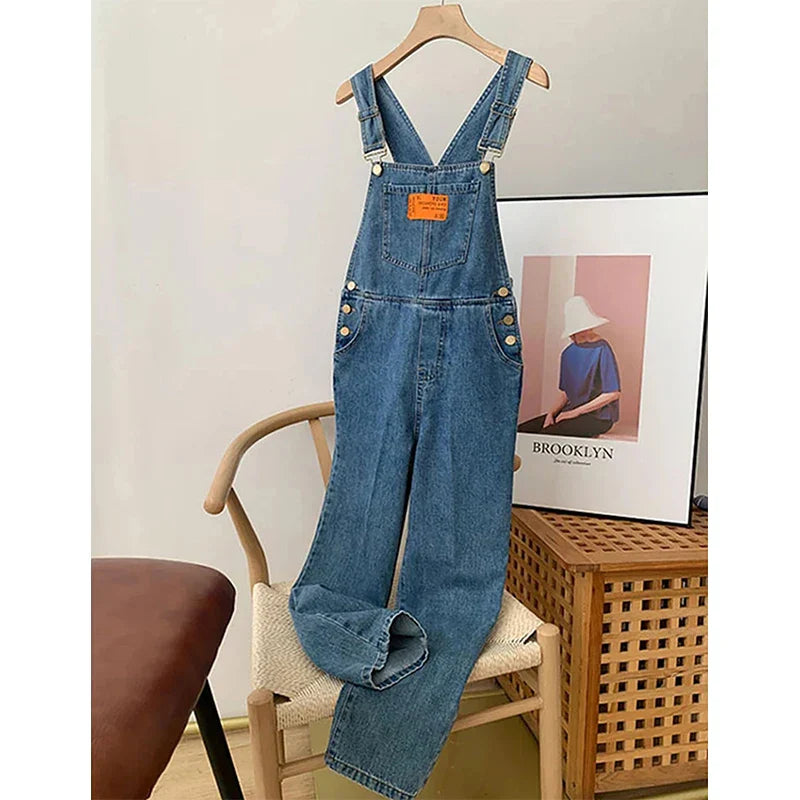 Harper™ | Straight Leg Bib Denim Overalls