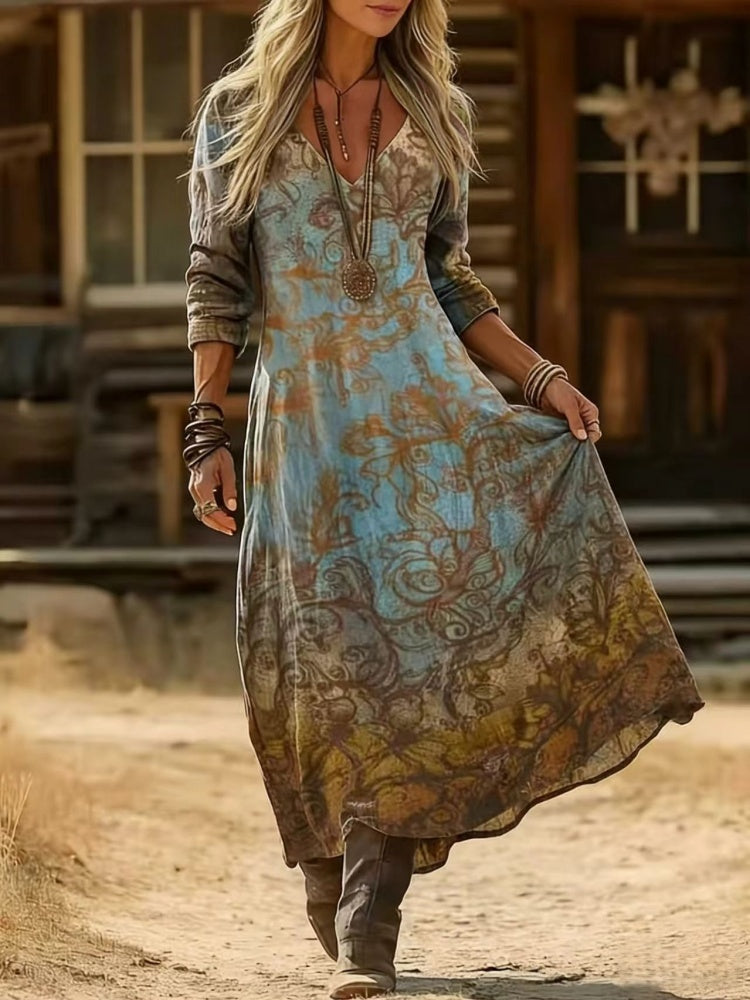 Galeana | Vintage Bohemian Dress