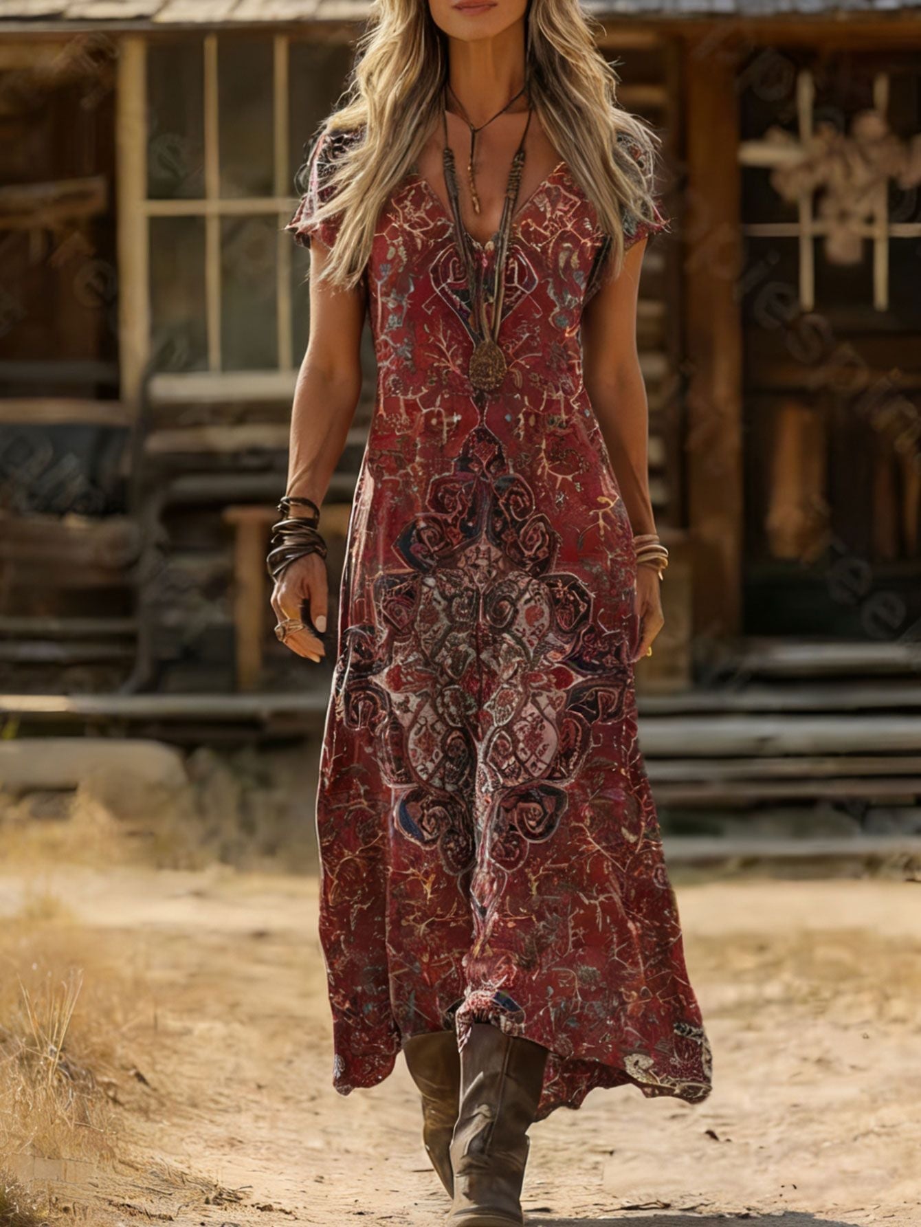 Germana | Vintage Bohemian Dress