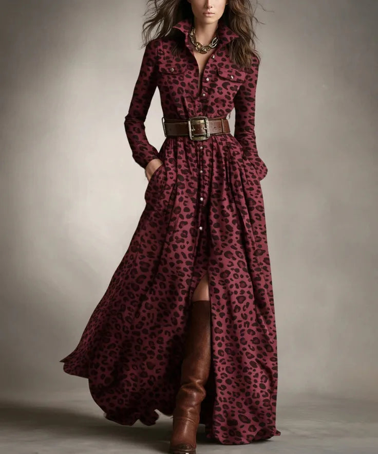 Amorette | Long Sleeve Checkered Dress