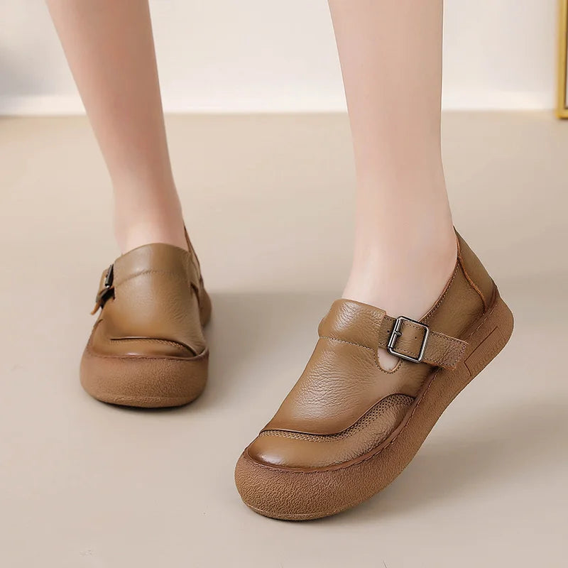 Sarah | Comfortable Orthopedic Leather Shoes | Easy Slip-On