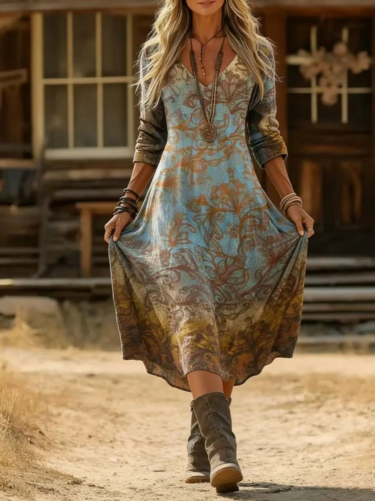 Galeana | Vintage Bohemian Dress