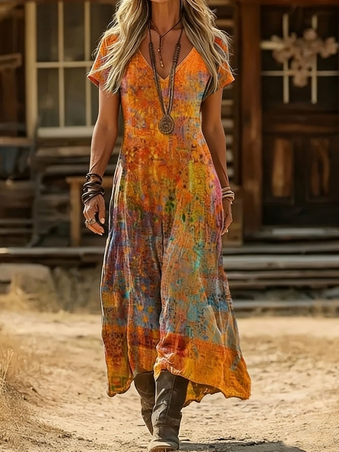 Germana | Vintage Bohemian Dress