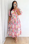Violet | Vintage Floral Dress