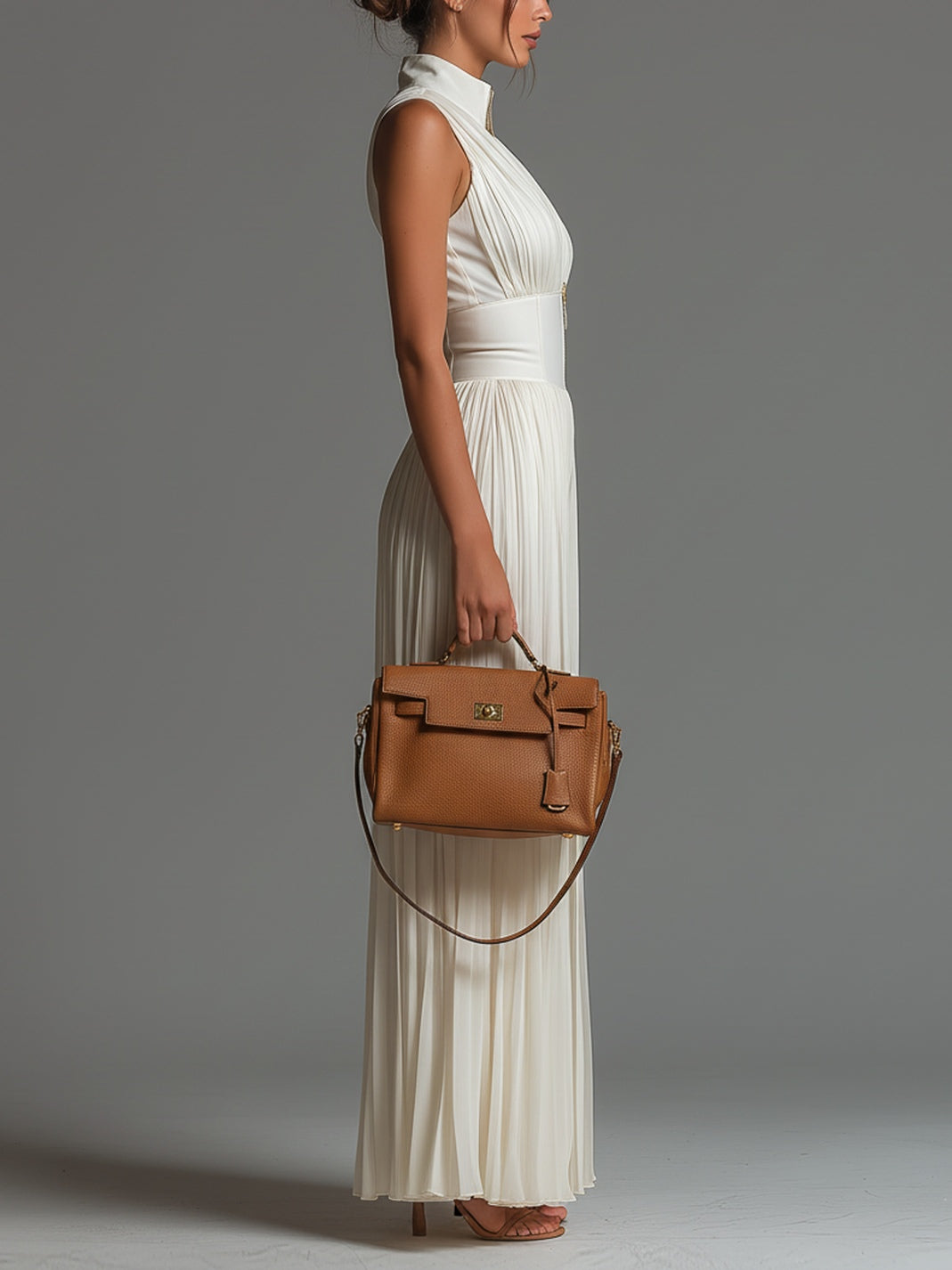 Kassia | Graceful V-Neck Chiffon Jumpsuit