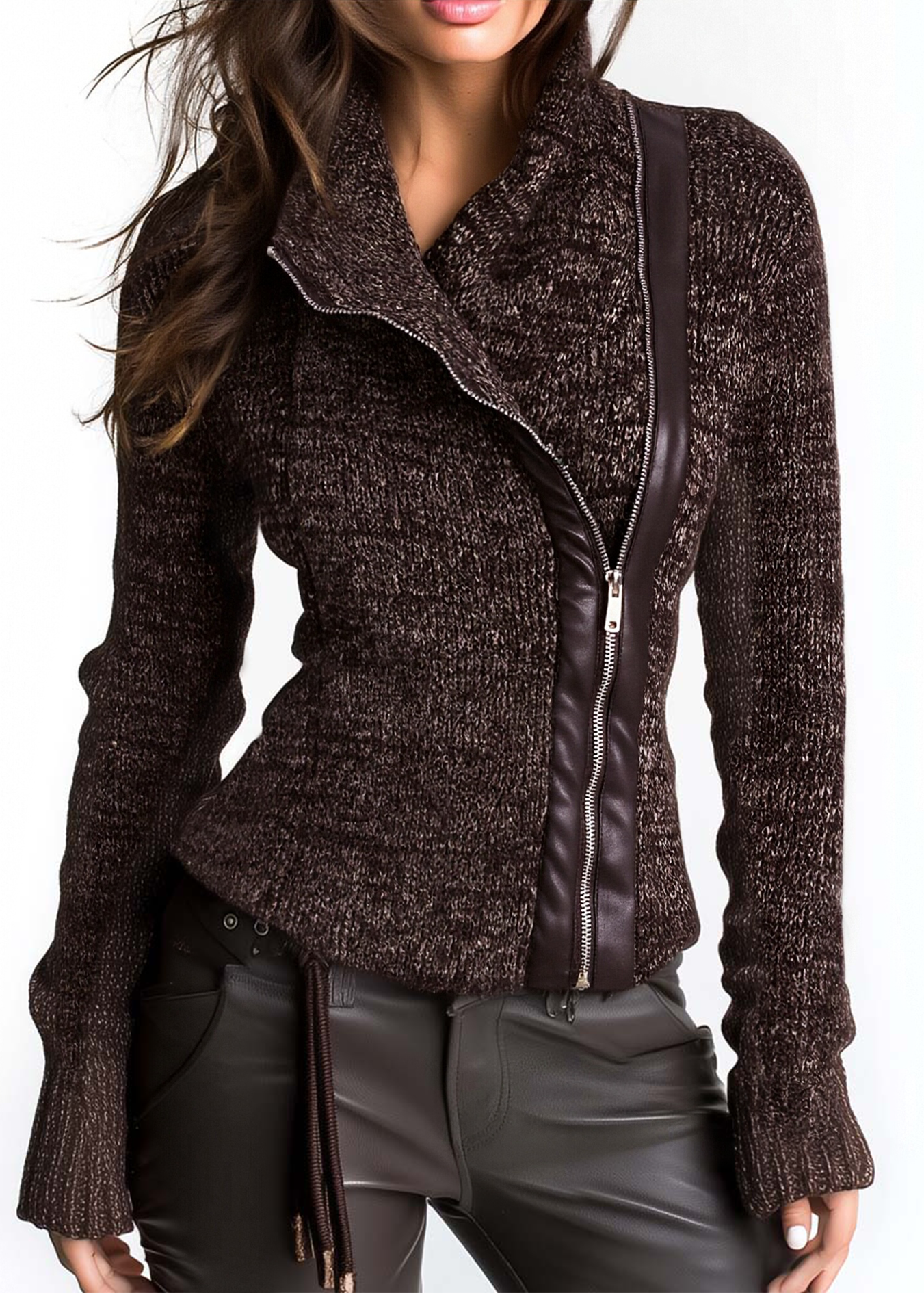Hollie | Asymmetrical Knit Jacket