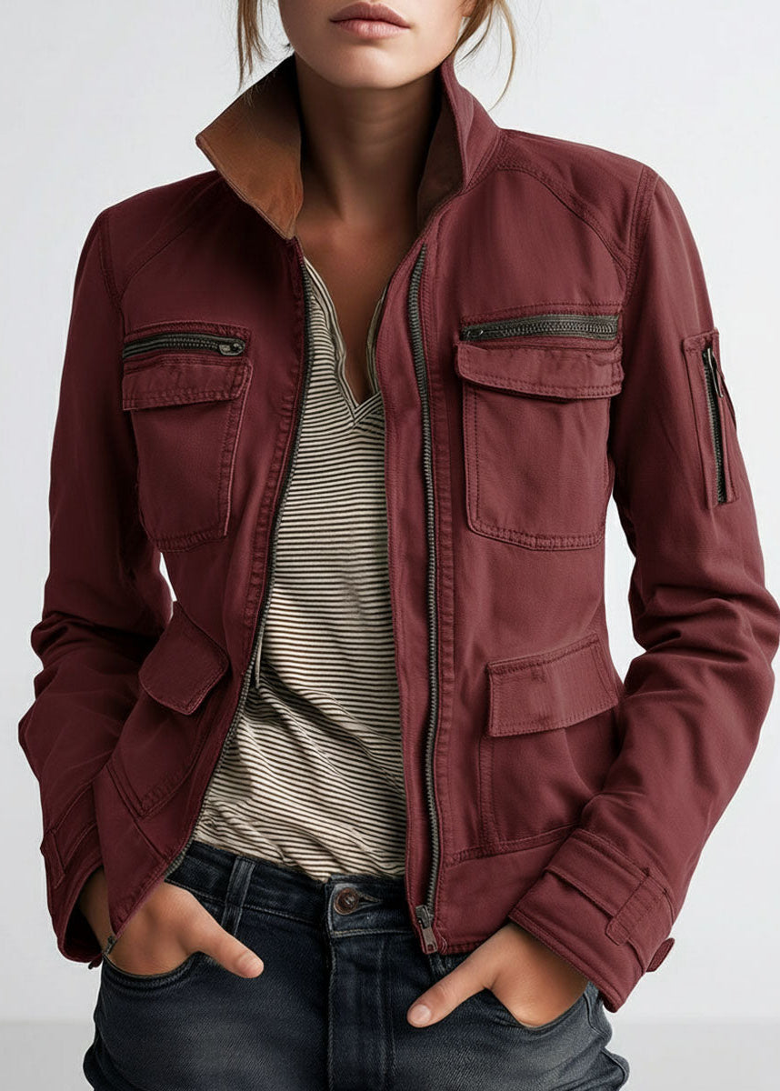 Roxanne | Military-Inspired Cargo Jacket