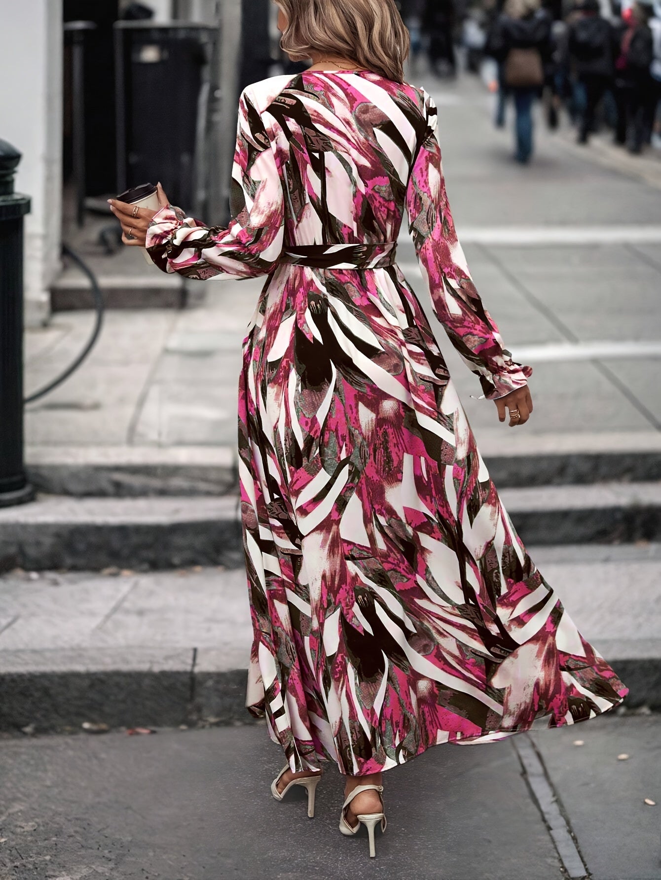 Lenora |  Middle Eastern Style Full Print Dress