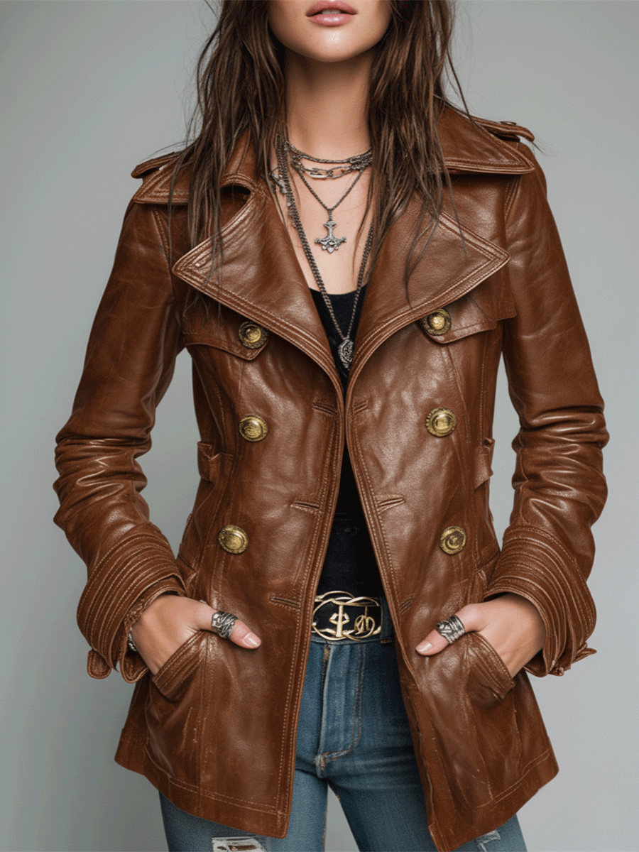 Harmony | Vintage Military Moto Jacket