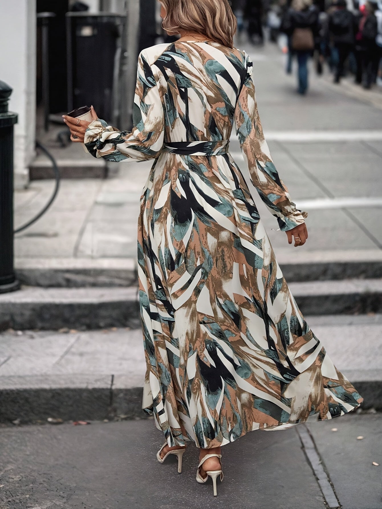 Lenora |  Middle Eastern Style Full Print Dress