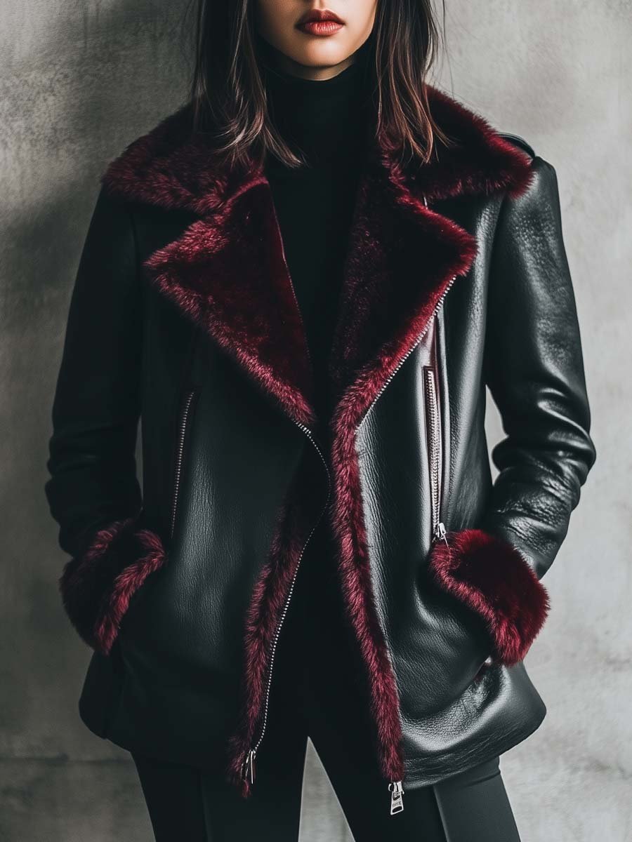Sierra | Statement Winter Leather Coat