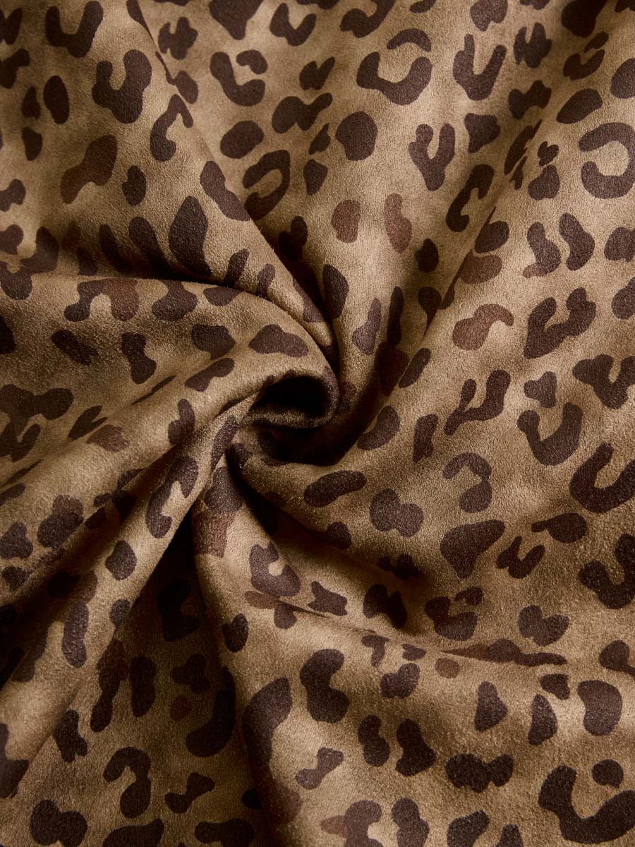 Paris | Eco-Suede Animal Print Jacket