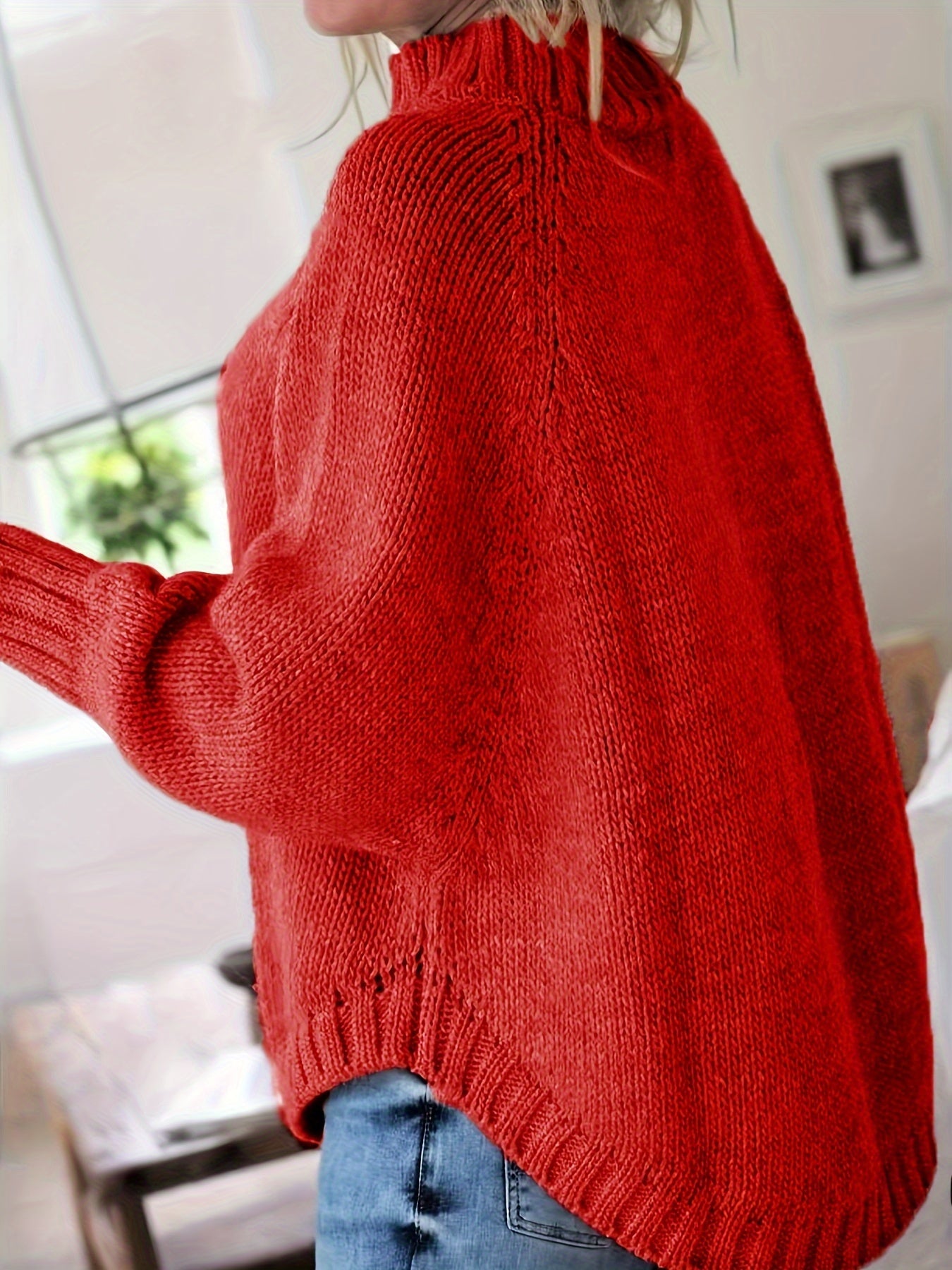 Skye | High Neck Ribbed Pullover