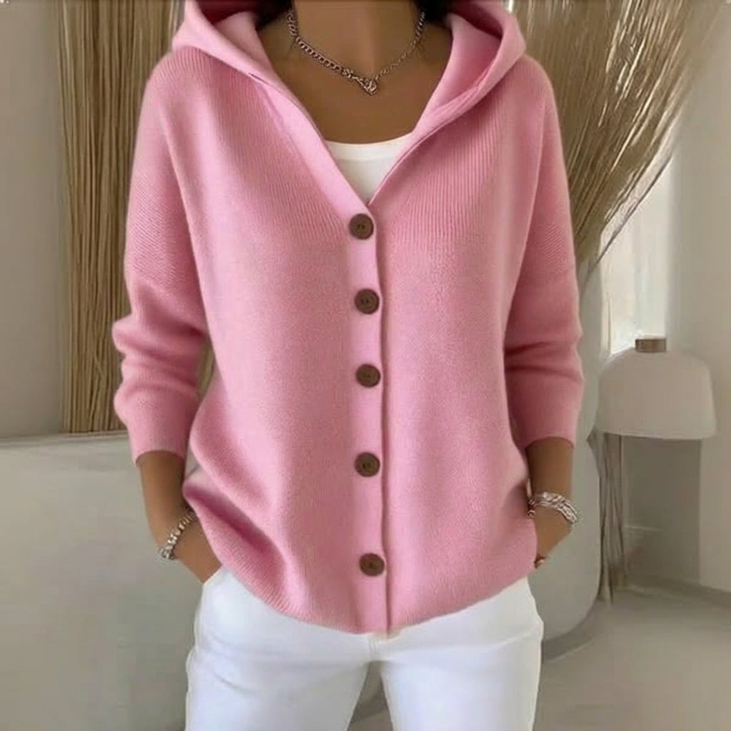 Fiona | Hooded Knit Cardigan