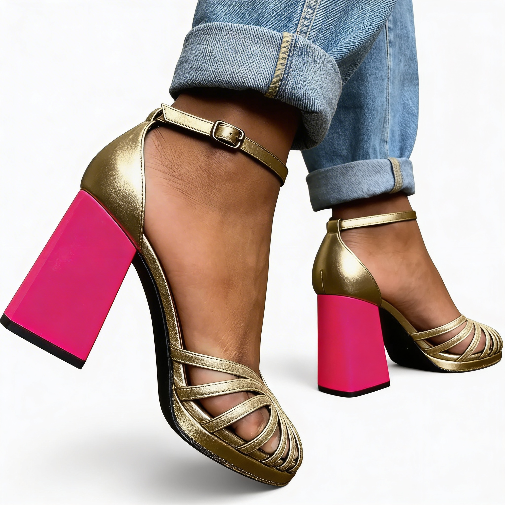 Matilda | Elegant Gold Sandals