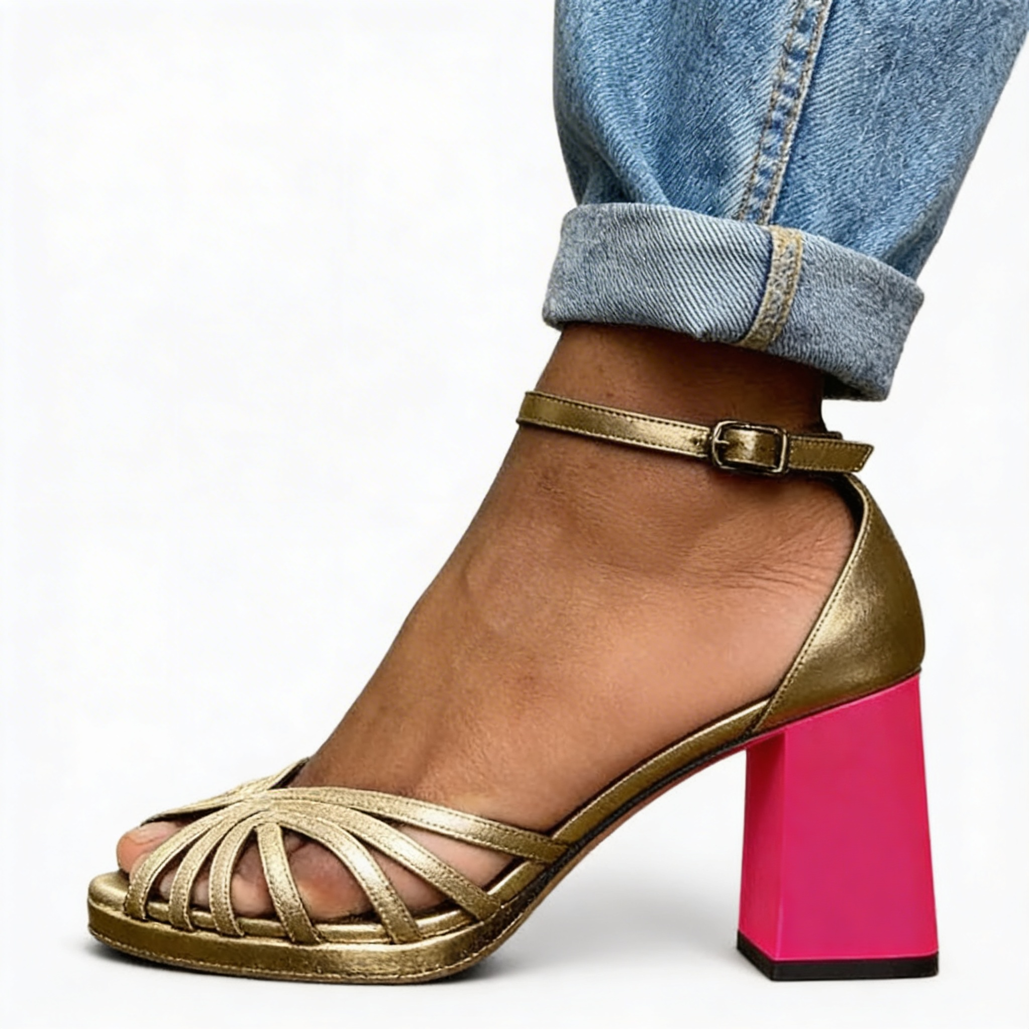 Matilda | Elegant Gold Sandals