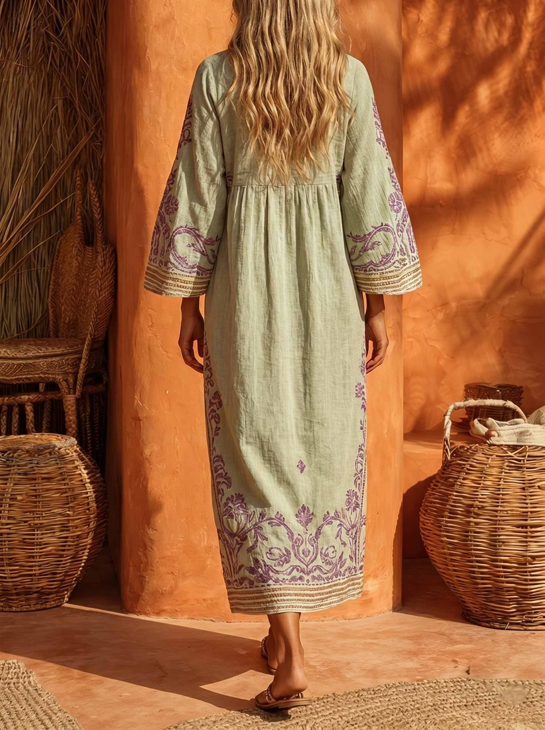Zahara |  Bohemian Floral Maxi Dress