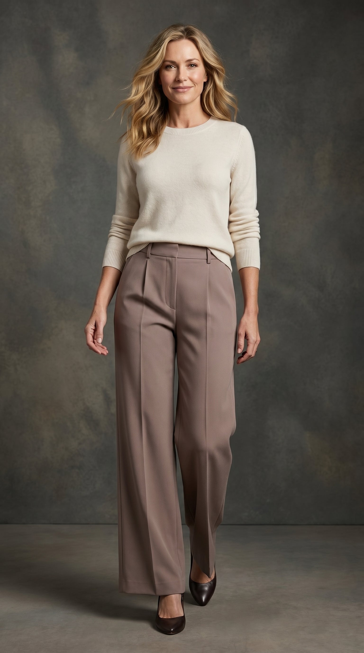 Amber | High-Waist Wide-Leg Trousers