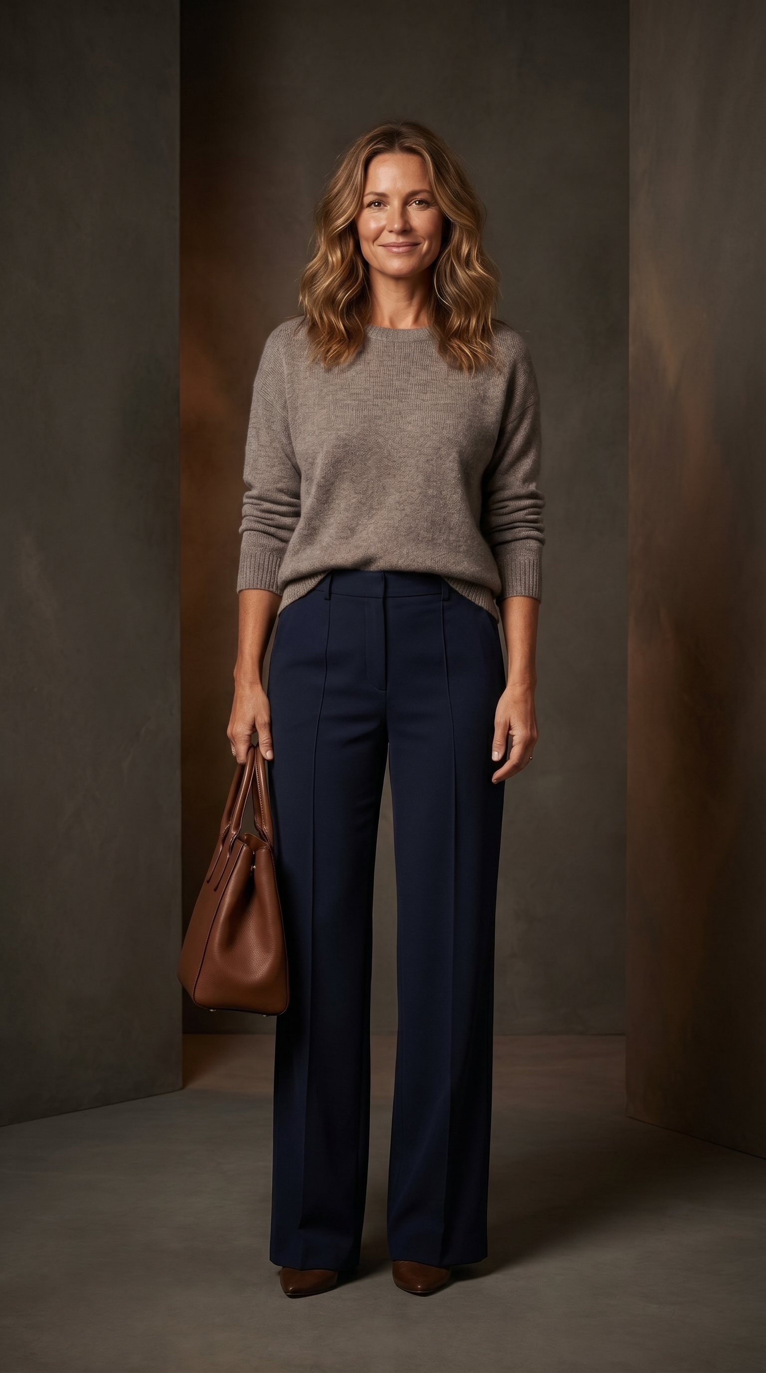 Amber | High-Waist Wide-Leg Trousers