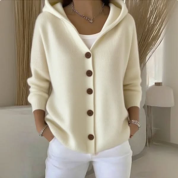 Fiona | Hooded Knit Cardigan