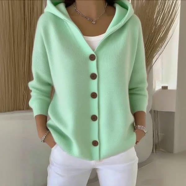 Fiona | Hooded Knit Cardigan